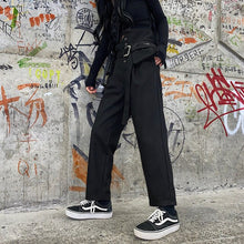 Load image into Gallery viewer, Grandes poches pantalons Cargo femmes taille haute pantalon de Streetwear en vrac Baggy pantalon tactique hip hop pantalons de joggers de haute qualité