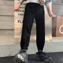 Load image into Gallery viewer, Grandes poches pantalons Cargo femmes taille haute pantalon de Streetwear en vrac Baggy pantalon tactique hip hop pantalons de joggers de haute qualité