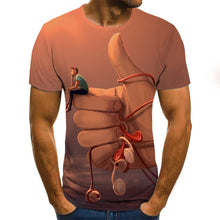 Load image into Gallery viewer, 2019 new men t shirt Sketch the clown 3D Printed T Shirt Men Joker Face Casual O-neck Male tshirt Clown Short Sleeved joke tops