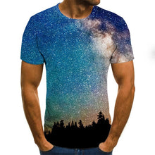 Load image into Gallery viewer, 2020 Summer Starry sky T-shirts 3d
